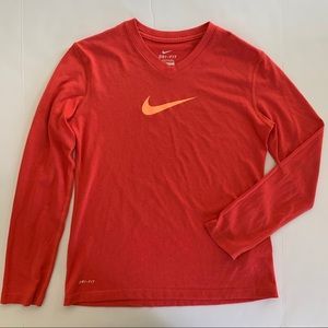 Nike dri-fit long sleeve shirt size large